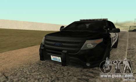 Ford Police Interceptor Utility 2011 for GTA San Andreas