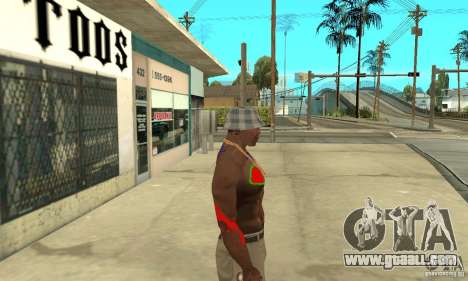 Cool tattoo at CJ-I on the body for GTA San Andreas