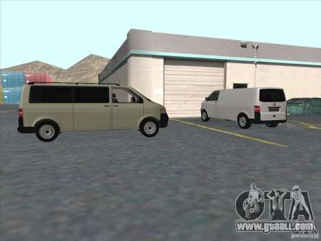 VW Transporter T5 2.5 TDI long for GTA San Andreas