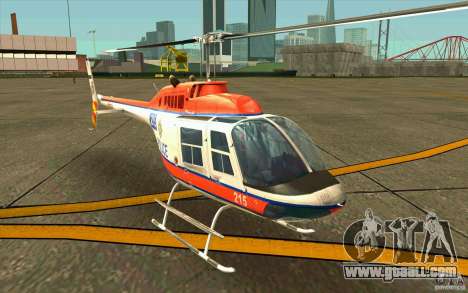 Bell 206 B Police texture2 for GTA San Andreas