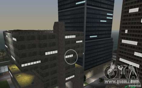 New Downtown: Hospital and scyscrap for GTA Vice City