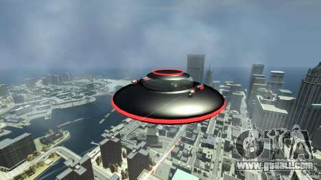 UFO neon ufo red for GTA 4