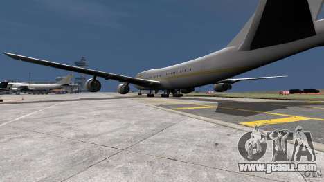 Real Emirates Airplane Skins Gold for GTA 4