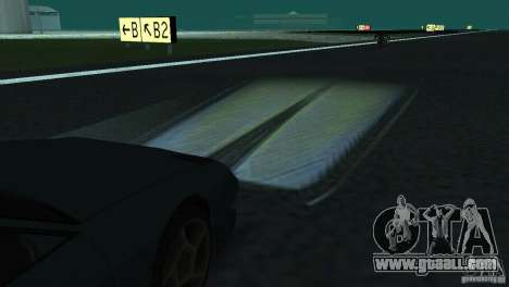 Halogen headlights for GTA San Andreas