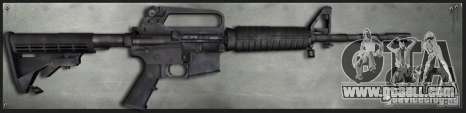 Colt M4A1 Commando Silenced for GTA San Andreas
