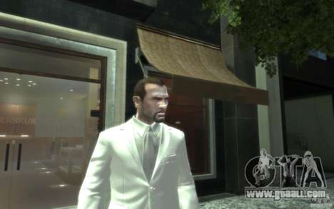 Great gray-white costume for GTA 4
