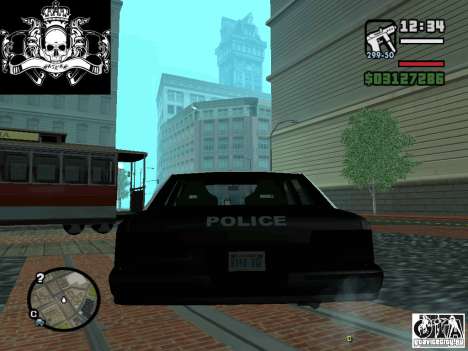 Police car New v 1.0 for GTA San Andreas