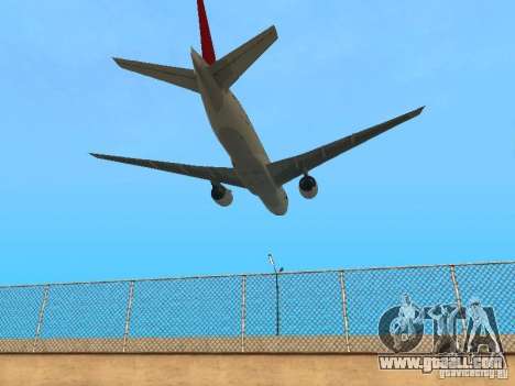 Boeing 777-200 Japan Airlines for GTA San Andreas