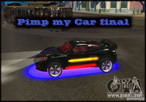 Pimp my Car Final for GTA San Andreas