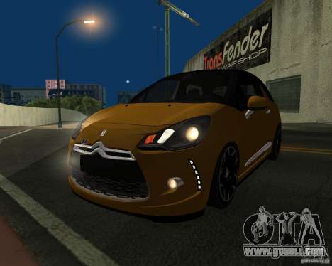 Citroen DS3 2011 for GTA San Andreas