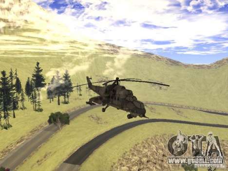 Mi-24 of COD MW 2 for GTA San Andreas