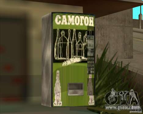 Machine with vodka for GTA San Andreas