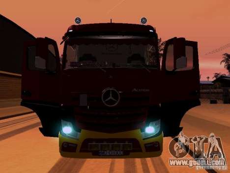 Mercedes Benz Actros MP4 for GTA San Andreas