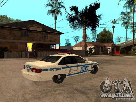 NYPD Chevrolet Caprice Marked Cruiser for GTA San Andreas