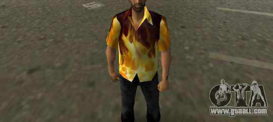 Shirt with flames for GTA Vice City