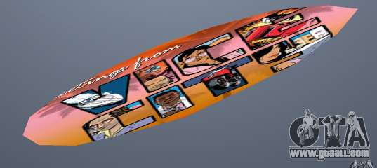 Surfboard 1 for GTA Vice City