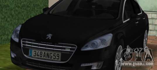 Peugeot 508 e-HDi 2011 for GTA Vice City
