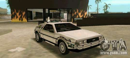 BTTF DeLorean DMC 12 for GTA Vice City