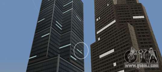 New Downtown: Hospital and scyscrap for GTA Vice City