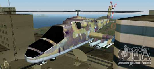 Mi-24 HindB for GTA Vice City