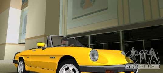 Alfa Romeo Spider 1986 for GTA Vice City