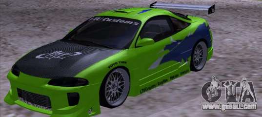 Mitsubishi Eclipse 1998 - FnF for GTA San Andreas