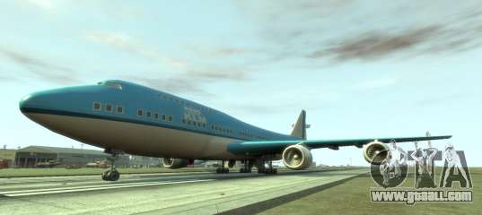 Real KLM Airplane Skin for GTA 4