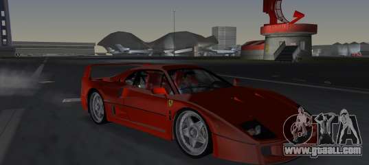 Ferrari F40 for GTA Vice City