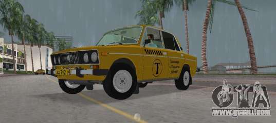 Vaz 2106 Taxi for GTA Vice City