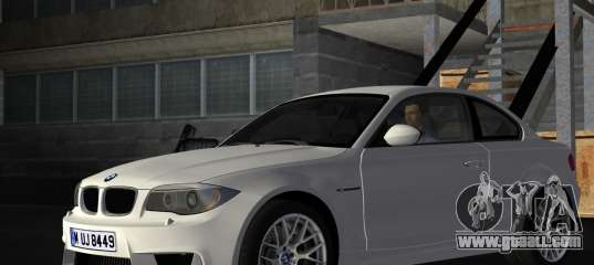 BMW 1M Coupe RHD for GTA Vice City