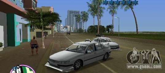 Peugeot 406 Taxi for GTA Vice City