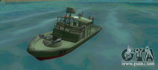 Patrol Boat River Mark 2 (Player_At_Wheel) for GTA Vice City