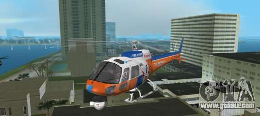 Eurocopter As-350 TV Neptun for GTA Vice City