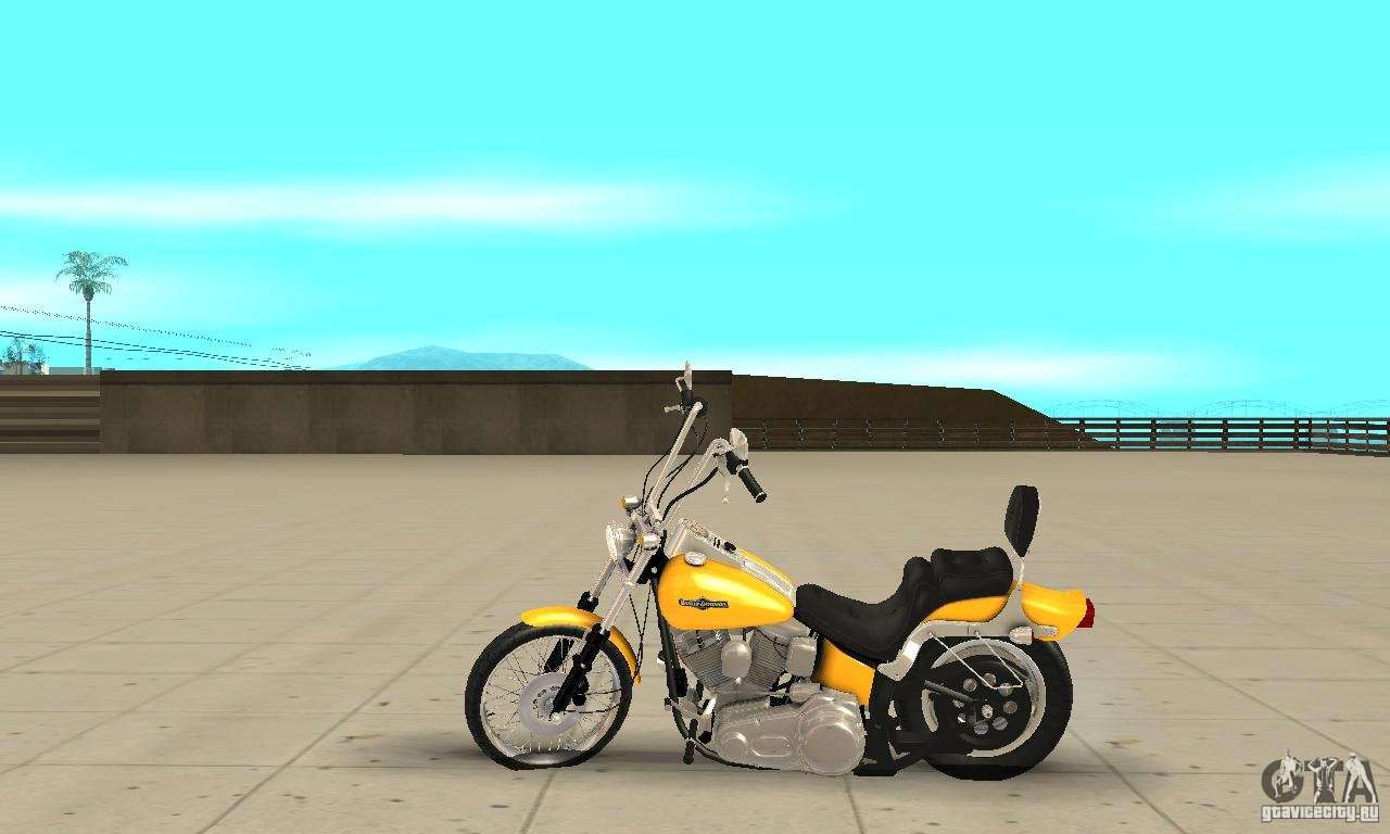  Harley  Davidson  softail Skin 1 for GTA  San Andreas