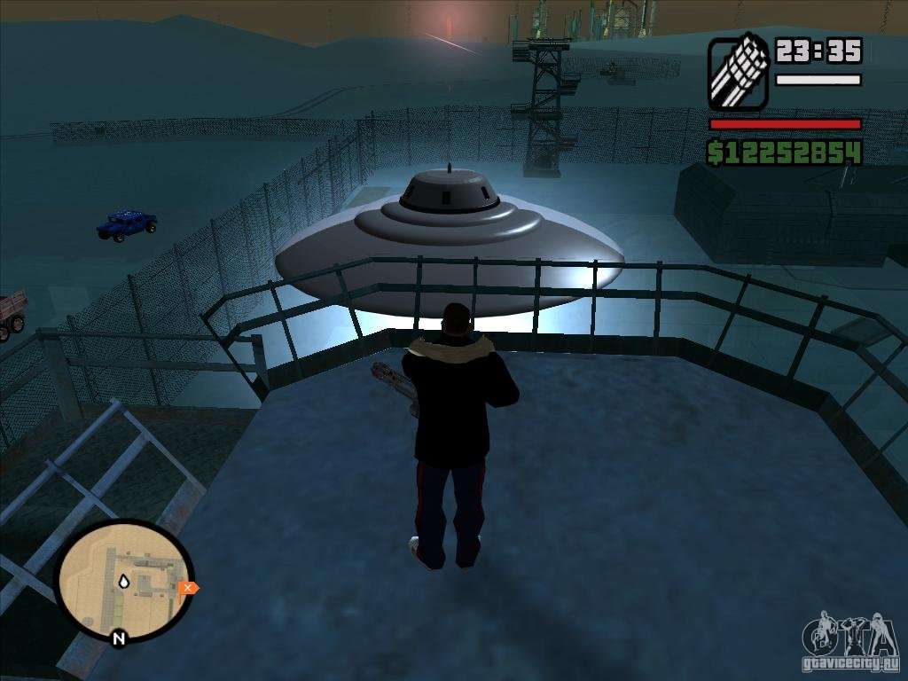 Mysterious UFOs in Area 51 for GTA San Andreas