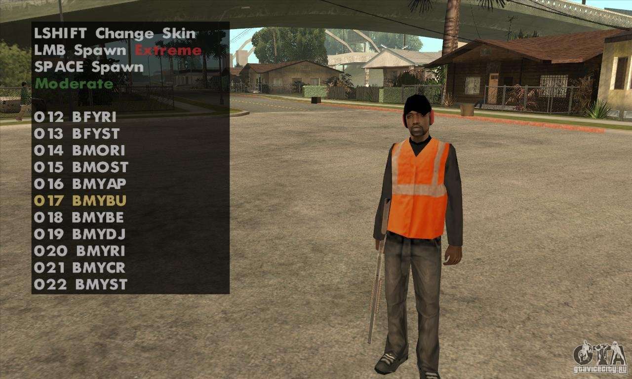 Download Skin Selector by Visek for GTA San Andreas (iOS, Android)