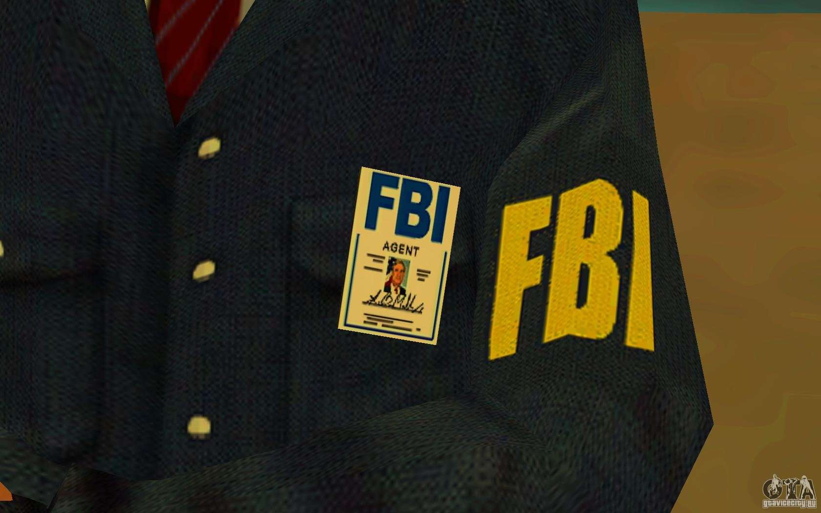 HQ skin FBI for GTA San Andreas