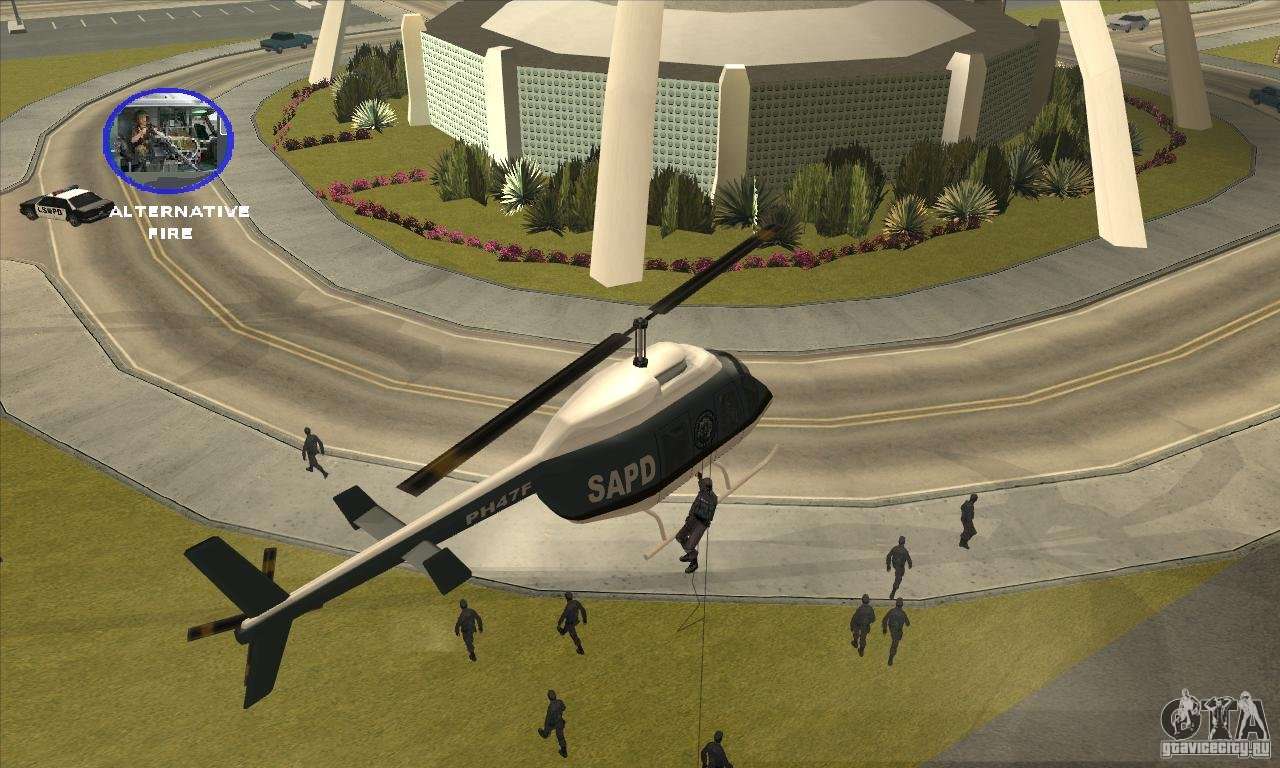 Police Maverick GTA V (SFPD Air Support Unit) para GTA San Andreas