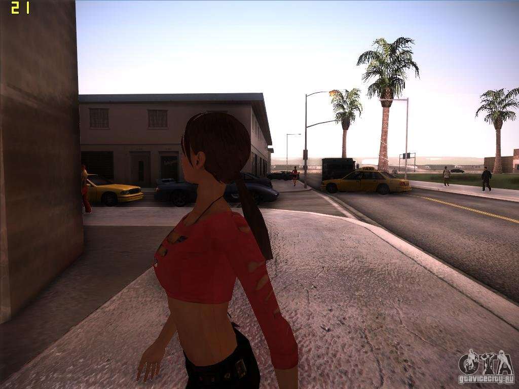 Skin Girl NFS PS for GTA San Andreas