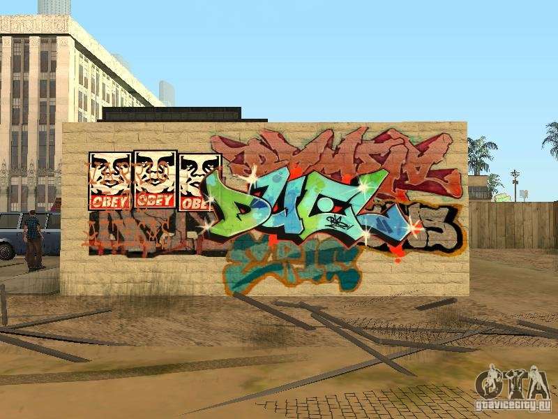 Los Santos City graffiti legends v1 for GTA San Andreas