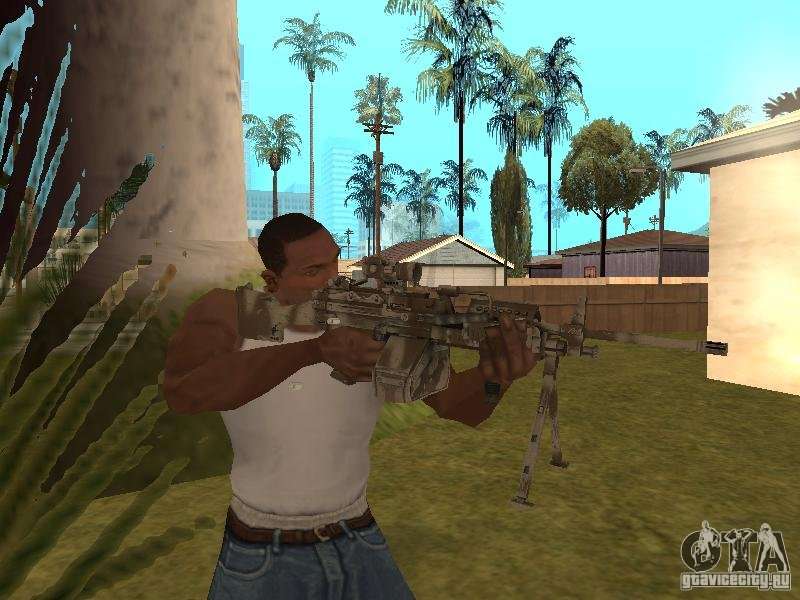 Metralhadora MK-48 para GTA San Andreas