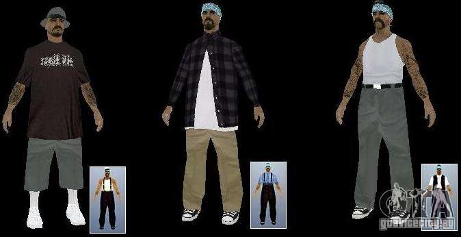 New Rifa Gang Skin v1 for GTA San Andreas