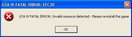 solve gta iv eflc error 0*0c000002