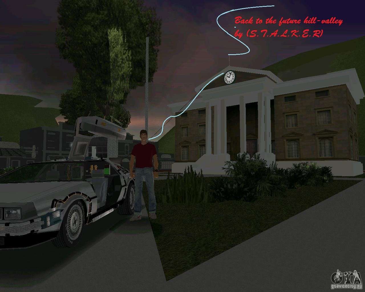 Back To The Future Hill Valley Mod for Grand Theft Auto Vice City