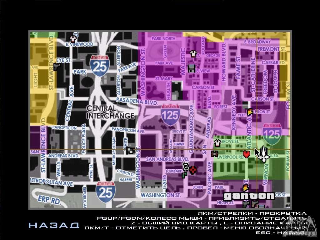Download 3D map with street and district names for GTA San Andreas (iOS,  Android)