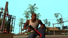 Red Chrome Weapon Pack for GTA San Andreas