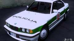 BMW E34 Policija for GTA San Andreas
