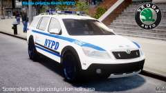 Skoda Octavia Scout NYPD [ELS] for GTA 4