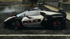 Lamborghini Sesto Elemento 2011 Police v1.0 ELS for GTA 4
