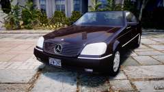 Mercedes-Benz 600SEC C140 1992 v1.0 for GTA 4